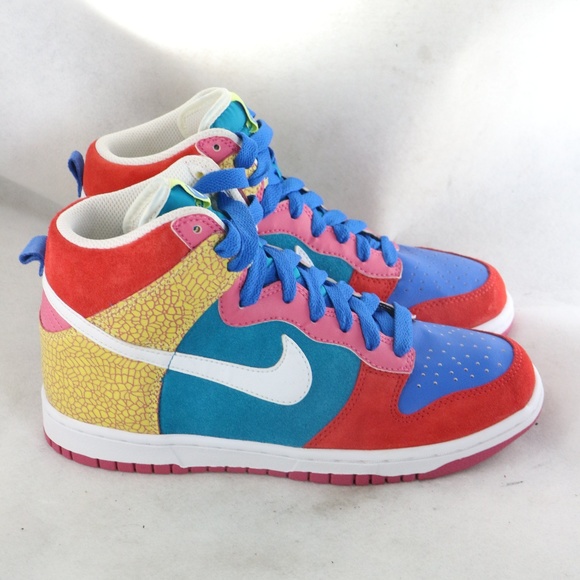 SOLD! NIKE Wmn Dunk High 6.0 'Hot Red' Sneakers - Picture 7 of 8